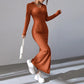 【✨2025 Produse noi】👗Rochie din tricot cu decolteu în inimă