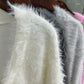 Cardigan confortabil din tricot pufos pentru femei