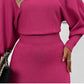 🔥Rochie tricotată elegantă, set din două piese