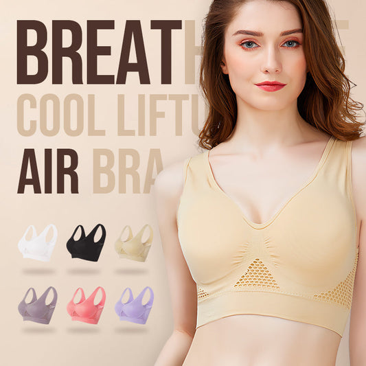 👙 Sutien sportiv confortabil fără cusături fără fire cu tampoane detașabile💕【1+1 gratuit】