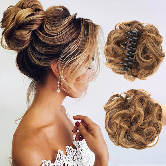 🔥1+1 Gratuit🎁Perucă cu clemă pentru păr natural Bun👩‍🦱