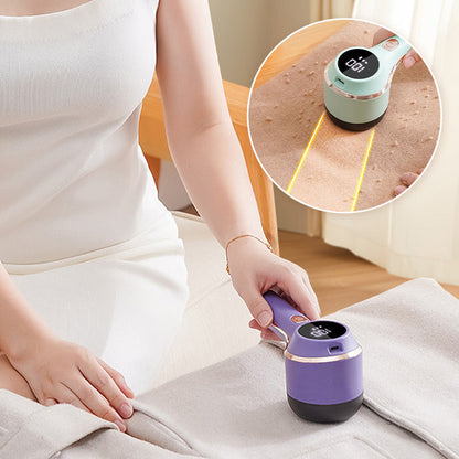 Îndepărtător de fire pentru țesături cu display digital și 3 viteze