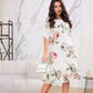 Rochie din șifon Blush Petal Flow