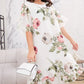 Rochie din șifon Blush Petal Flow