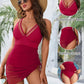 🩱 Costum de baie modelator din material cu ochiuri