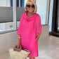 💖Rochie din in pentru femei