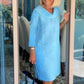 💖Rochie din in pentru femei