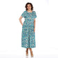 【S-4XL】🏖️Rochie de vară cu model din șifon