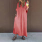 Casual Flowy V-neck rochie pentru femei