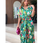 【S-2XL】👗Rochie casual cu imprimeu care se flatează singură