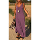 Femei V-Neck Maxi Casual Rochii