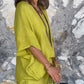 👗 Set din două piese din in și bumbac pentru femei