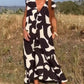 💕Rochie imprimată fără mâneci cu decolteu în V