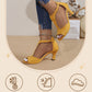 👠 Sandale cu toc înalt pentru femei, cu fermoar în spate și decupaj în zona degetelor — elegante și confortabile💃