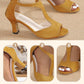 👠 Sandale cu toc înalt pentru femei, cu fermoar în spate și decupaj în zona degetelor — elegante și confortabile💃