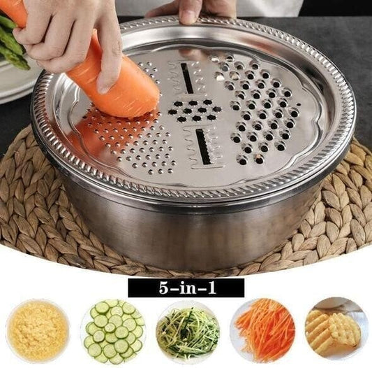 🔥S-au vândut peste 6000 de bucăți！！🥣Set multifuncțional din oțel inoxidabil, format din trei piese
