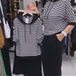 ✨Set de top cu dungi și pantaloni de culoare solidă pentru femei