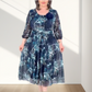 💃 Rochie elegantă, fluidă, respirabilă, cu gât rotund