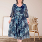 💃 Rochie elegantă, fluidă, respirabilă, cu gât rotund
