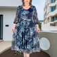 💃 Rochie elegantă, fluidă, respirabilă, cu gât rotund