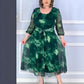 💃 Rochie elegantă, fluidă, respirabilă, cu gât rotund