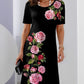 🌹Rochie de vară lejeră cu imprimeu tridimensional