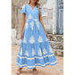 🌸 Rochie Maxi Boho Casual V-Neck pentru femei👗
