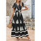 🌸 Rochie Maxi Boho Casual V-Neck pentru femei👗