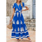 🌸 Rochie Maxi Boho Casual V-Neck pentru femei👗