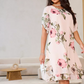 👗 Rochie din șifon Blush Petal Flow