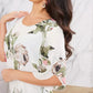 👗 Rochie din șifon Blush Petal Flow