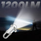 🔥Mini lanternă super luminoasă de 1200 LM cu inel pentru chei, rezistentă la apă