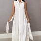 🌸Rochie maxi fără mâneci pentru femei cu cravată în talie🎁