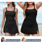 🔥👙Costum de baie tankini din două piese pentru femei cu efect de slăbire a burții