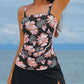🔥👙Costum de baie tankini din două piese pentru femei cu efect de slăbire a burții