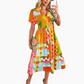 🌸Rochie casual Boho V-Neck pentru femei