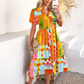 🌸Rochie casual Boho V-Neck pentru femei