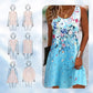 👗Rochie maxi florală fără mâneci