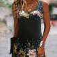 👗Rochie maxi florală fără mâneci