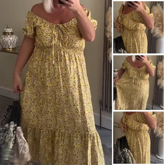 Rochie florală casual, lejeră pentru femei