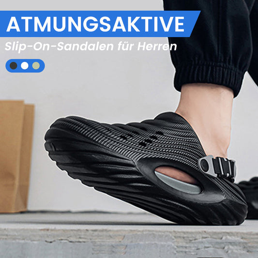 💥【EU40-45】⚡Sandale slip-on respirabile pentru bărbați sandale slip-on