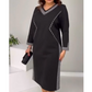Rochie elegantă cu imprimeu patchwork