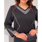 Rochie elegantă cu imprimeu patchwork