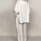 💃 Bumbac cu mânecă scurtă Set casual din două piese