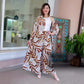 Set casual din două piese pentru femei Tropical Chic