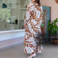Set casual din două piese pentru femei Tropical Chic