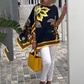 Topuri de damă elegante, largi, cu decolteu ascuțit, cu imprimeu
