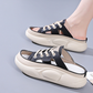 【EU 36-40】👡 Sandale respirabile, cu gropițe, alunecoase pentru femei pe talpă groasă