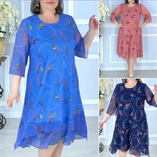 ✨Respirabil Casual imprimate rochie scurtă