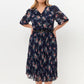 S-4XL👗 Fustă plisată florală elegantă